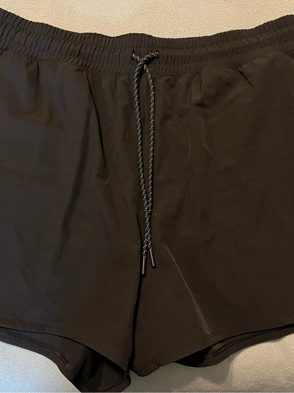 Women’s black athletic shorts